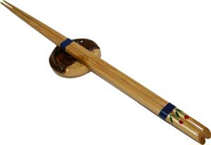 豊後の竹箸　花入り箸