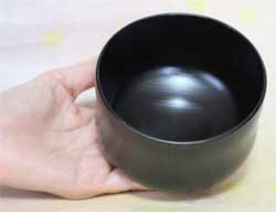 身近な茶道具遊茶箱（黒柿合華美）茶筅付き、コンパクトで使いやすい 